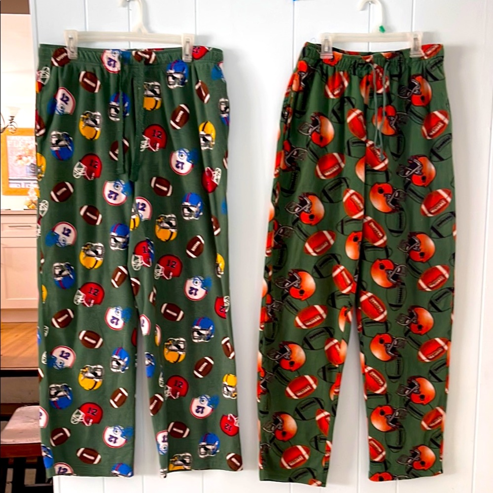 Lot of 2 Croft & Barrow and Joe Boxer fleece pajamas